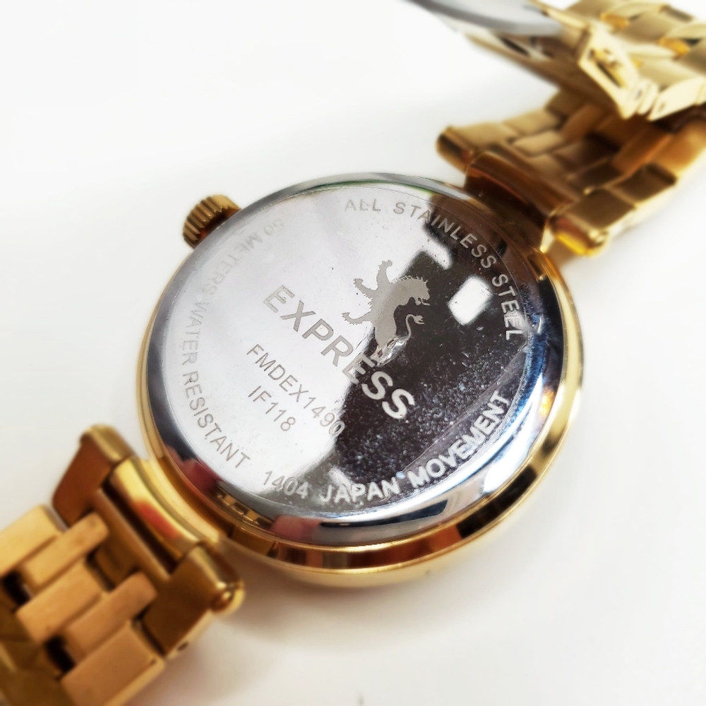 Express Quartz Watch With Rhinestones⌚ - Picture 3 of 5